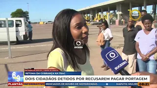 DOIS JOVENS DETIDOS POR RECUSAREM PAGAR PORTAGEM NA MATOLA