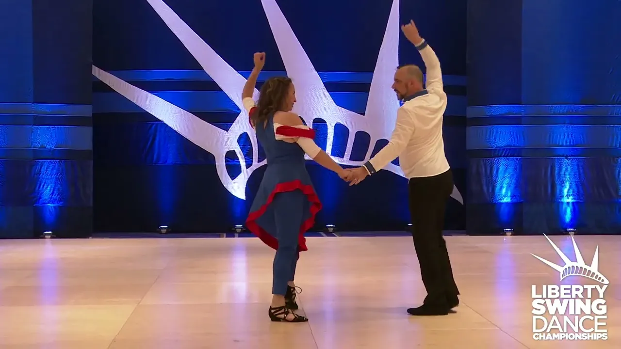 Liberty Swing 2022 Pro Am Routine Carol Moskowitz with Gregory Rollinscott