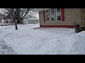 Nieve y mas nieve Columbus Nebraska
