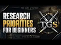 Research Priorities for Beginners in Evony 2026