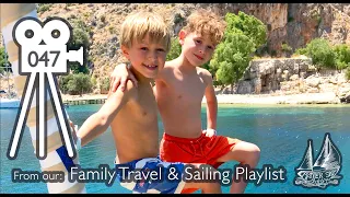 Stopped by Coastguard in Turkey and Family Visit for Sailing, Walking and Beach Fires! Ep047
