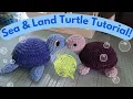 Low Sew Sea Land Turtle Crochet Tutorial
