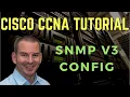 Cisco SNMP v3 Configuration