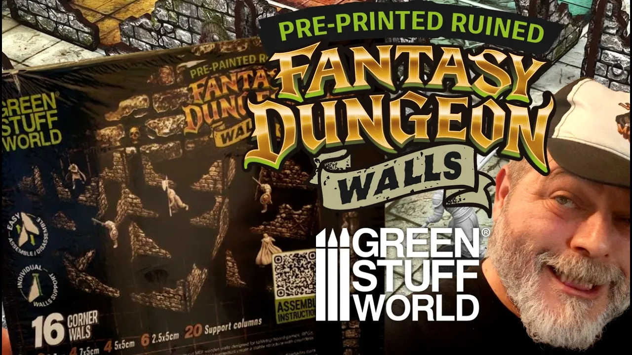 ESQUINAS MDF para tu HEROQUEST @greenstuffworld #heroquest #deluxe #mdf #fantasydungeon #prepainted