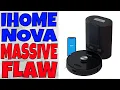 iHome NOVA Robot Vacuum WITH Self Empty Bin - First Run DISASTERS FATAL FLAW