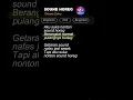 Download Lagu SOUND HOREG✨ #karaoke #liriklagu #liriklaguindo #fulllirik