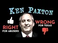Ken Paxton Sides with Puppy Abusers and Pedophiles