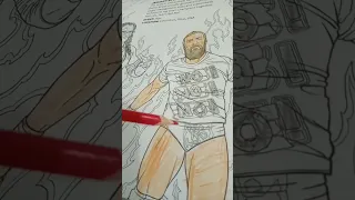 WWE coloring drawing Daniel Bryan Bryan Danielson