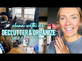 NEW* CLEAN WITH ME | DECLUTTER \u0026 ORGANIZE | office \u0026 homeschool space
