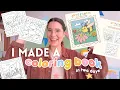 MAKING A COLORING BOOK Illustration process design and publishing a book as a small biz