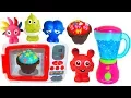 Download Lagu Babblarna bakar tokiga muffins i micron och mixar slime och vattenbollar - Lek och lär dig färger
