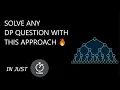 Solve Any Dynamic Programming Problem With This Approach Concept Overview Ace Coding Interviews