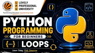Python Programming Loops LPU cdp