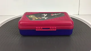 Vtg 1997 Spacemaker Plastic Pencil Box Case Looney Tunes Tweety Sylvester School