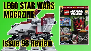 Lego Star Wars Magazine Issue 98 & Mini AT-TE Paper Bag #legostarwarsmagazine