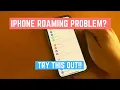 T-Mobile AT T International Roaming Problem on iPhone Try this