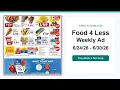 Food 4 Less Weekly Ad 26 - 26 Top Deals
