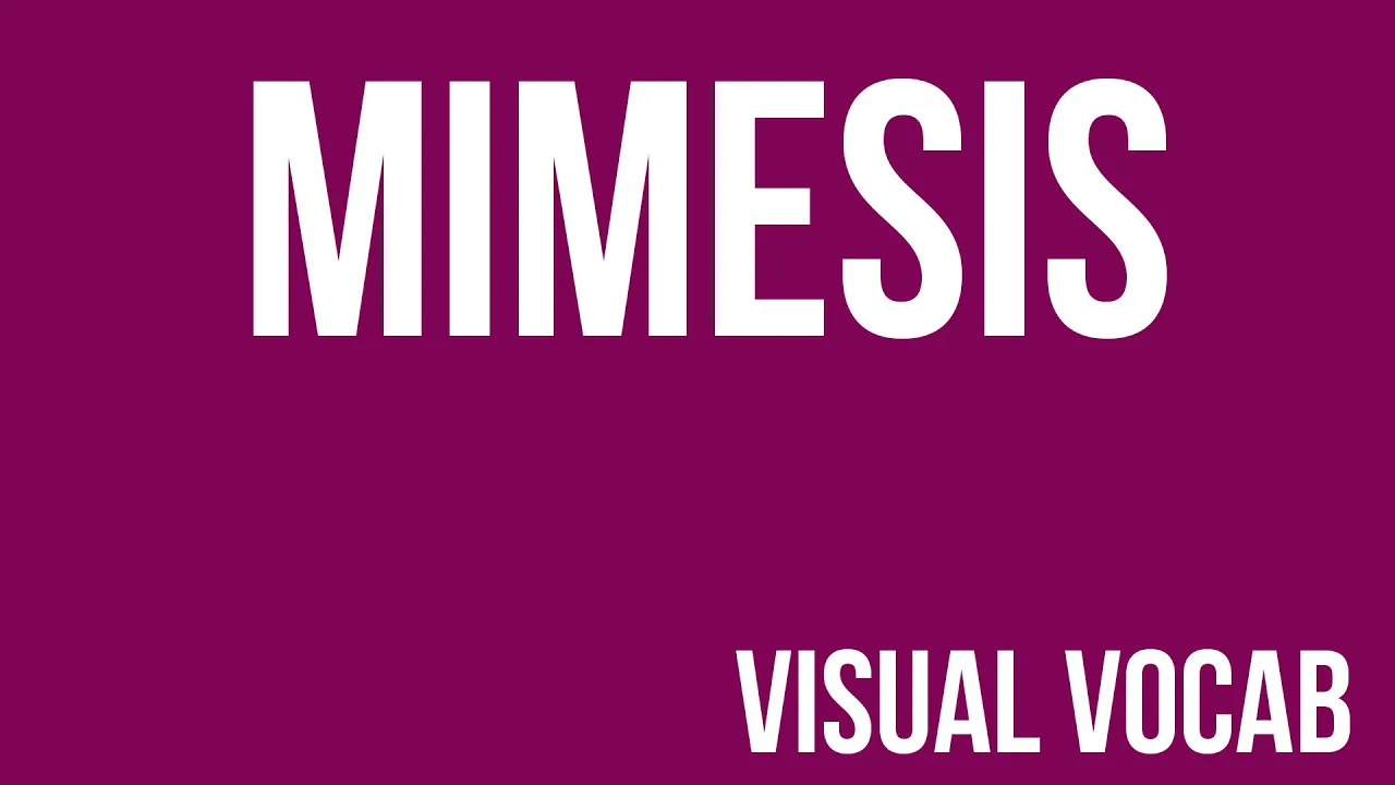 Mimesis defined - From Goodbye-Art Academy