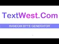 Random Byte Generator