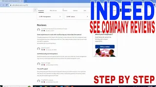 How To See Company Reviews On Indeed