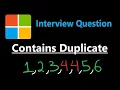 Contains Duplicate - Leetcode 217