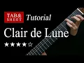 Lagu Clair de Lune - Guitar Lesson + TAB