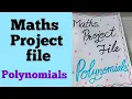 maths project project project file class 12 file