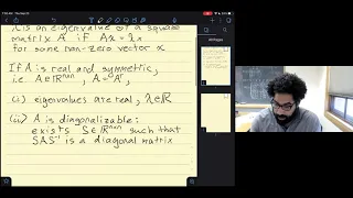 Jacobi s Eigenvalue Algorithm An undergrad talk for Lehman College
