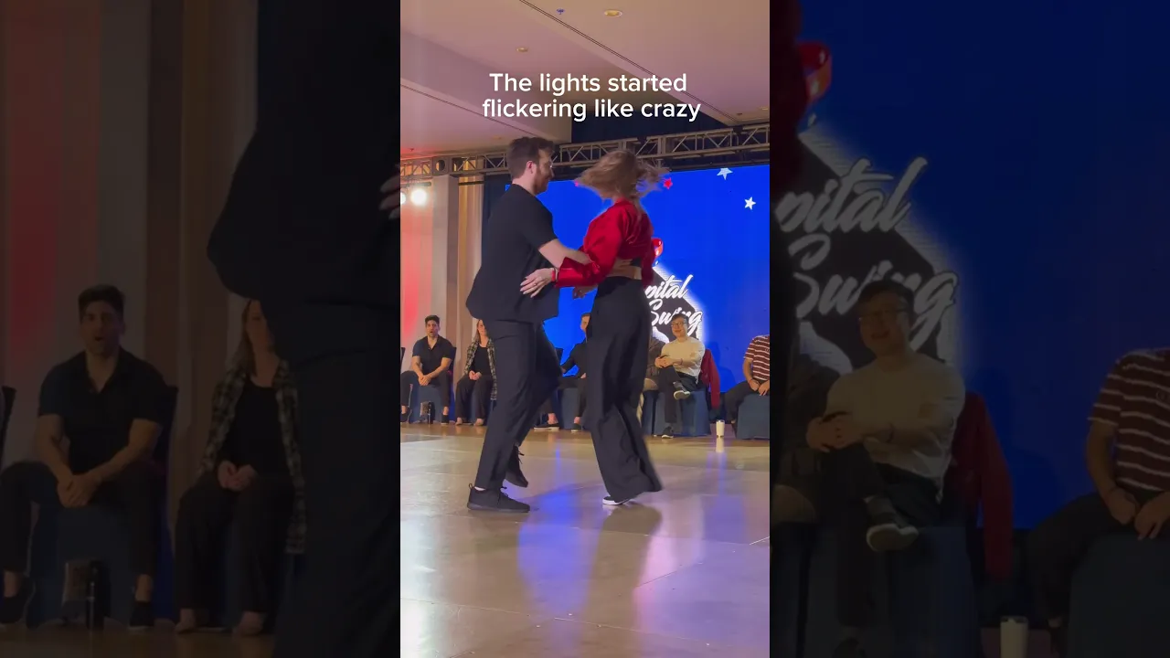 Proof improv isn’t always perfect 😅 #westcoastswing #improv #dance #competition #funnystory