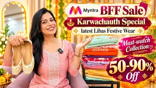 ❤️ Latest Libas Festive Collection at 50–90% Off 💖 Myntra Big Fashion Festival Sale Haul