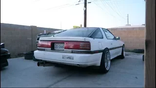 NEW WHEELS TIRES PLUS SUSPENSION INSTALL SUPRA BUILD