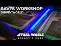 Building a Custom Lightsaber at Savi s Workshop at Star Wars Galaxy s Edge in Disney World