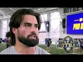 QB Sam Hartman let it rip at Notre Dame Pro Day NBC Sports