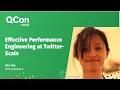 Effective Performance Engineering at Twitter-Scale