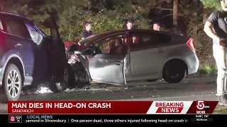 Man dies in head-on crash on Cape Cod