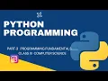 PROGRAMMING FUNDAMENTALS PART 3