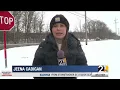 Crews work into the morning clearing snow off roads