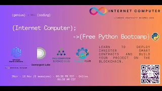 ICP Hub North America Python Bootcamp session 2 - Kybra Book by Jordan Last Demergent Labs
