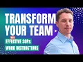 Optimize Your Team AI-Enhanced SOPs Work Instructions