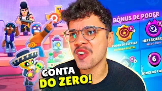 COMECEI UMA CONTA do ZERO na NOVA ATUALIZAÇÃO do BRAWL STARS! 😎 *GANHEI MUITOS BRAWLERS*