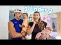 Unfiltered Day In The Life With 2 UNDER 2