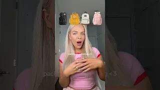 pack my school bag with me
