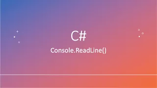 Console ReadLine