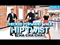 Lagu Checked Forward Walk \u0026 Hip Twist - CHA CHA CHA 🔥 Latin from zero Ep.09 #latindance #ballroomdance