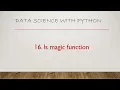 16 Ls magic function jupyter notebook