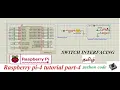 Raspberry Pi-4 Tutorial part-4 Switch interface Python code Proteus Simulation Tamil