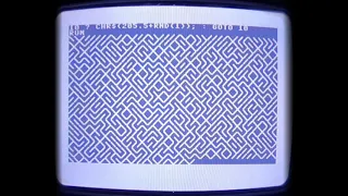 C64 BASIC - one line maze