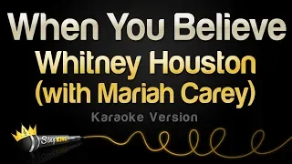 Download Whitney Houston (With Mariah Carey) - When You Believe (Karaoke Version) MP3