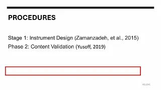Designing and Validating Research Instrument - part 1