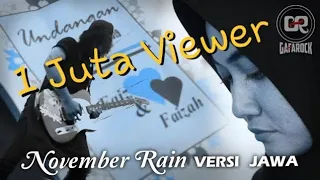 Download NOVEMBER RAIN Versi JAWA Mung Tak Anggep Konco ( November Kawin ) Parodi By Gafarock MP3